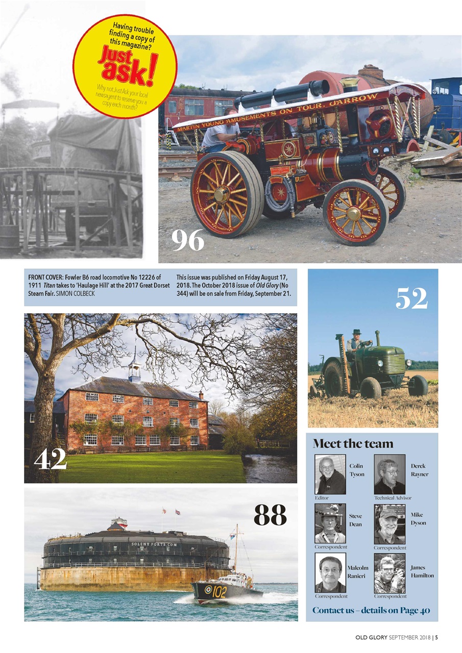 Old Glory Magazine Preview Pages