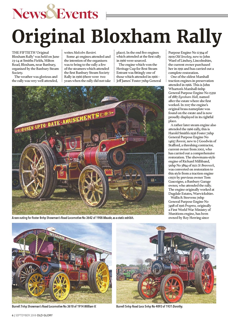 Old Glory Magazine Preview Pages