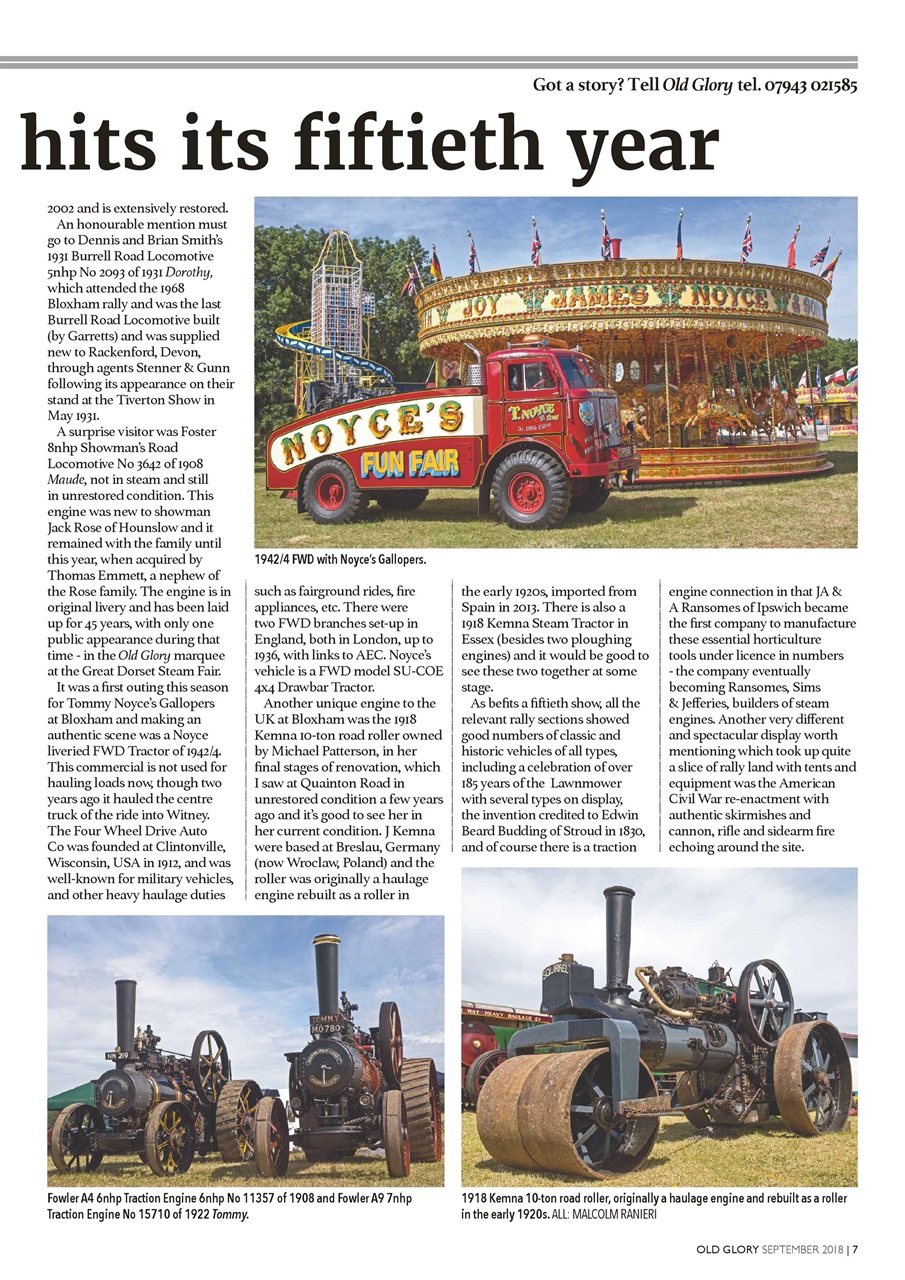 Old Glory Magazine Preview Pages