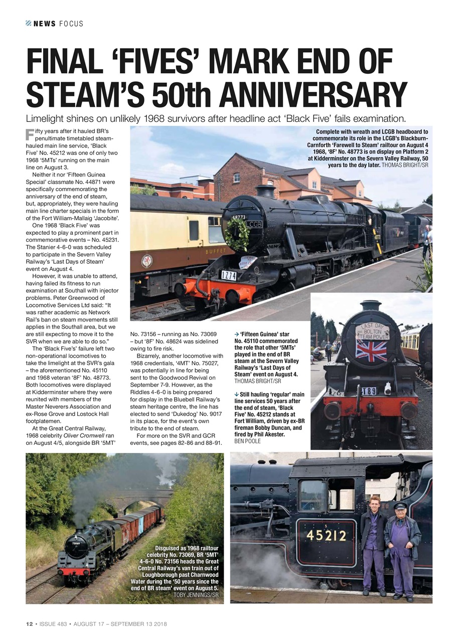 Steam Railway Preview Pages