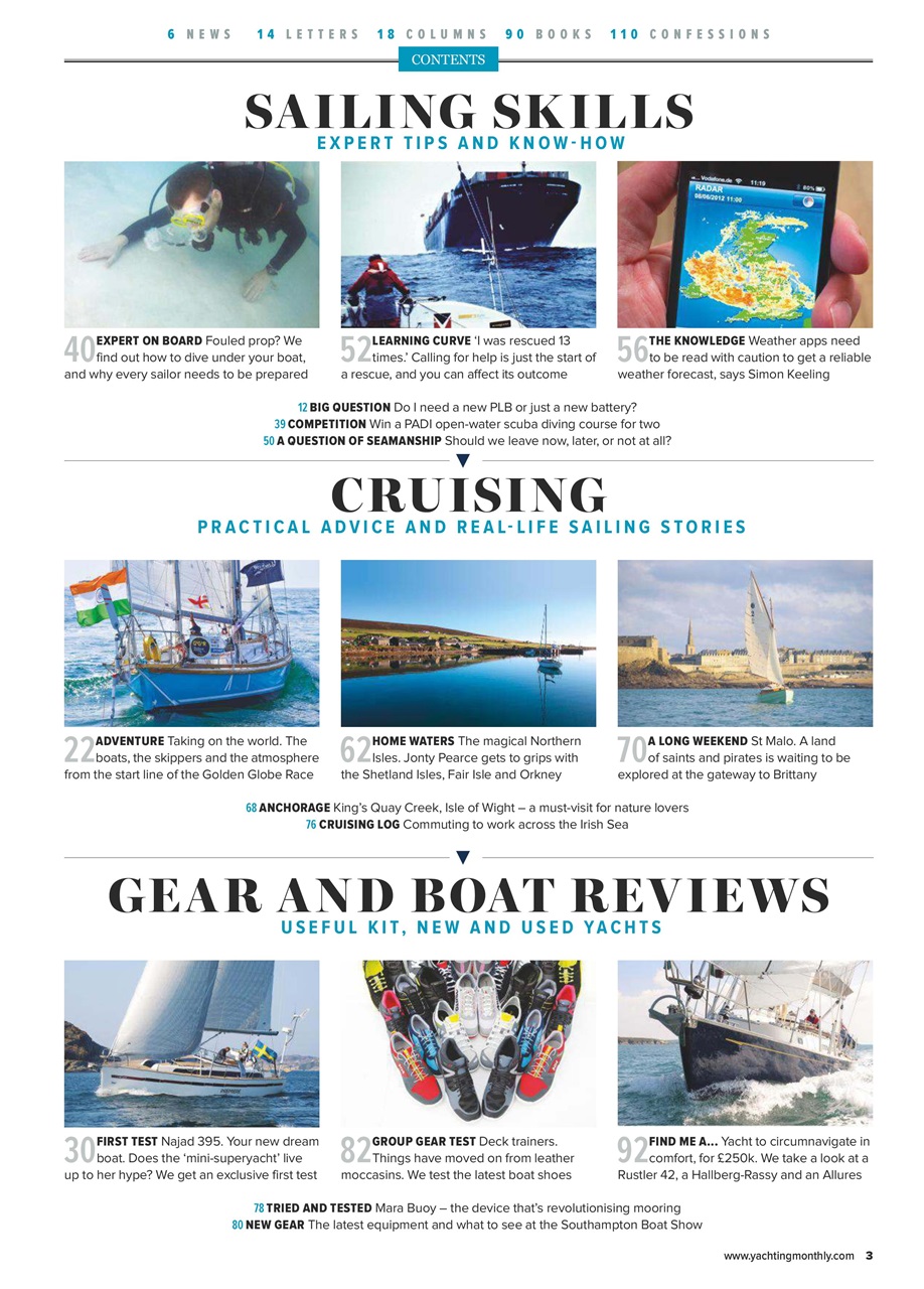 Yachting Monthly Preview Pages