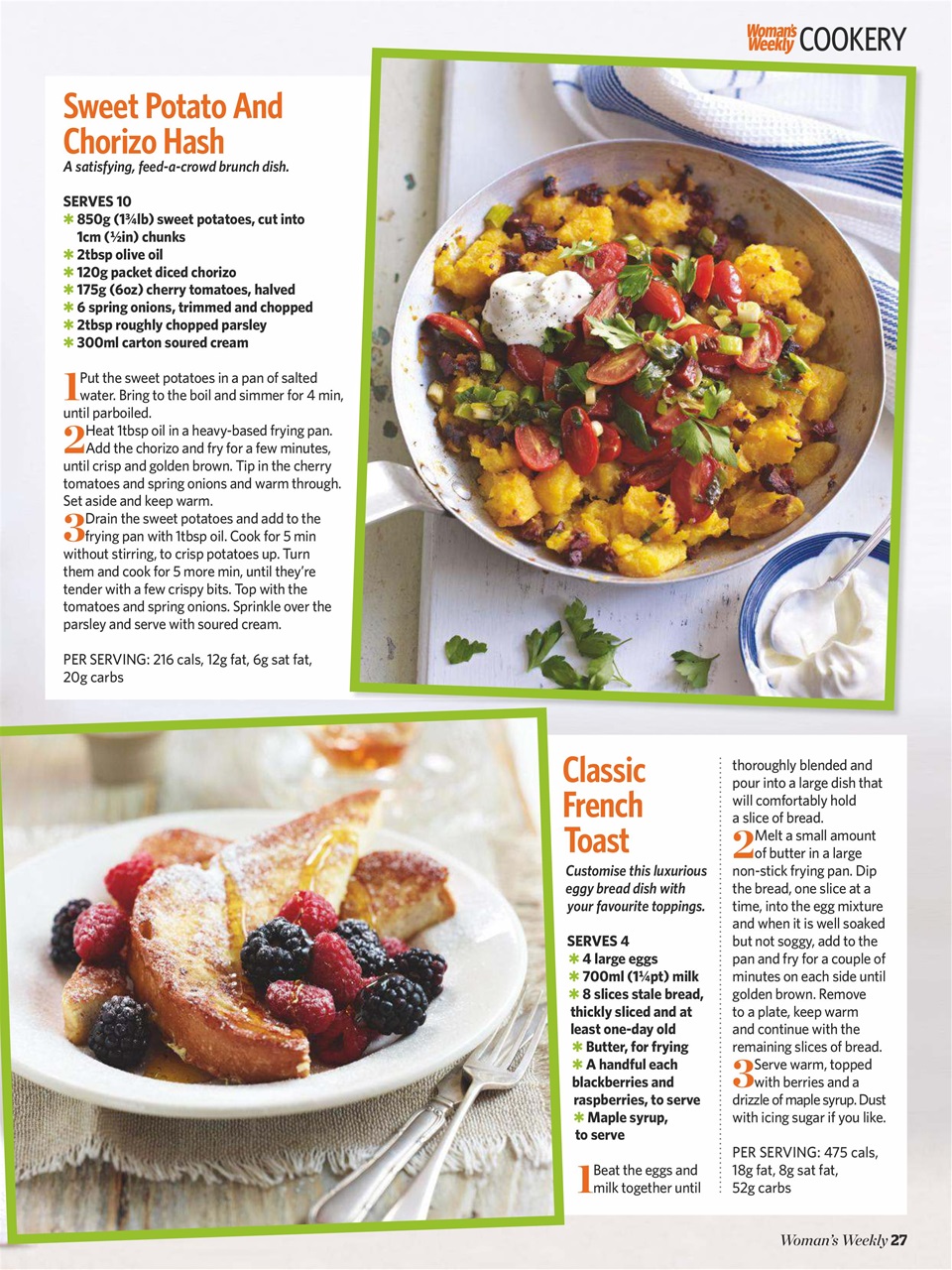 Woman's Weekly Preview Pages