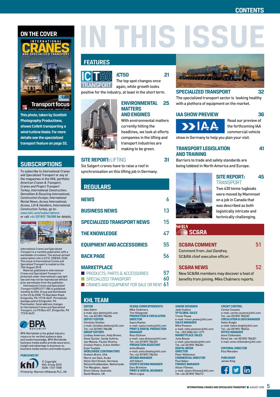 Int. Cranes and Specialized Transp Preview Pages