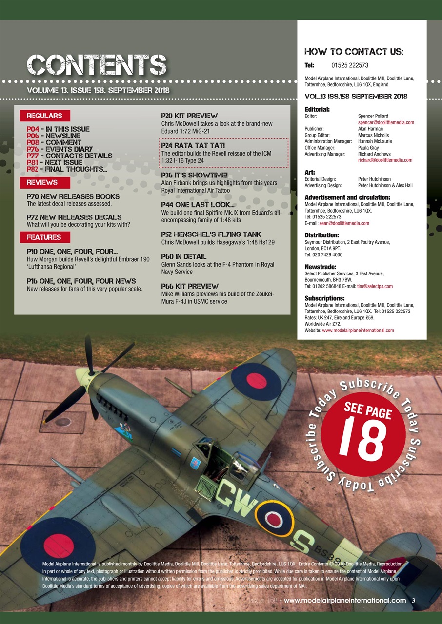 Model Airplane International Preview Pages