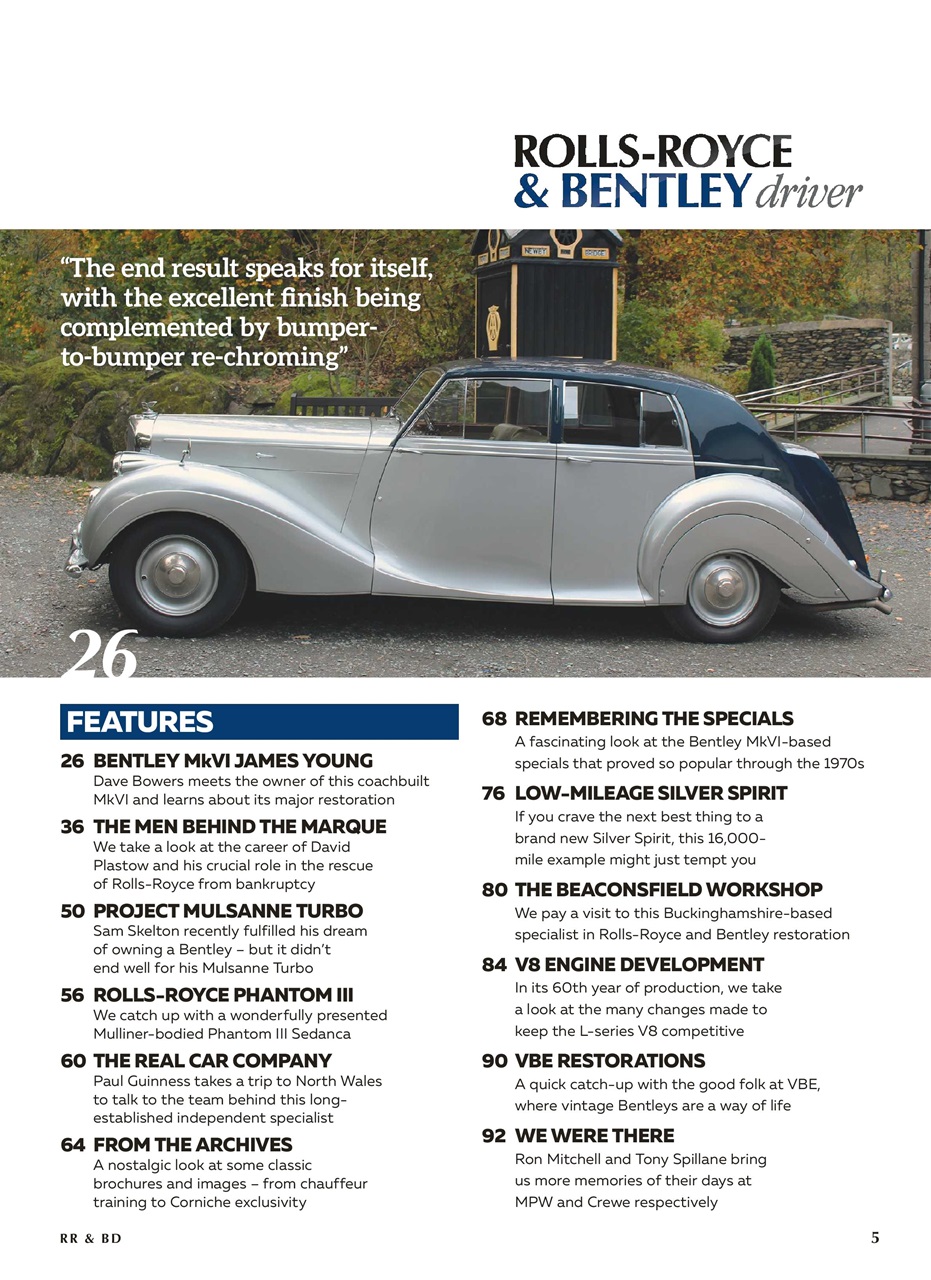 Rolls-Royce & Bentley Driver Preview Pages