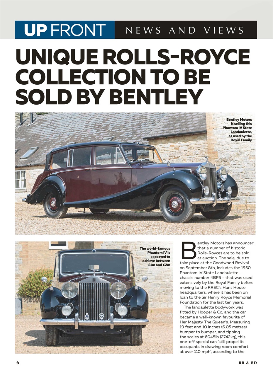 Rolls-Royce & Bentley Driver Preview Pages