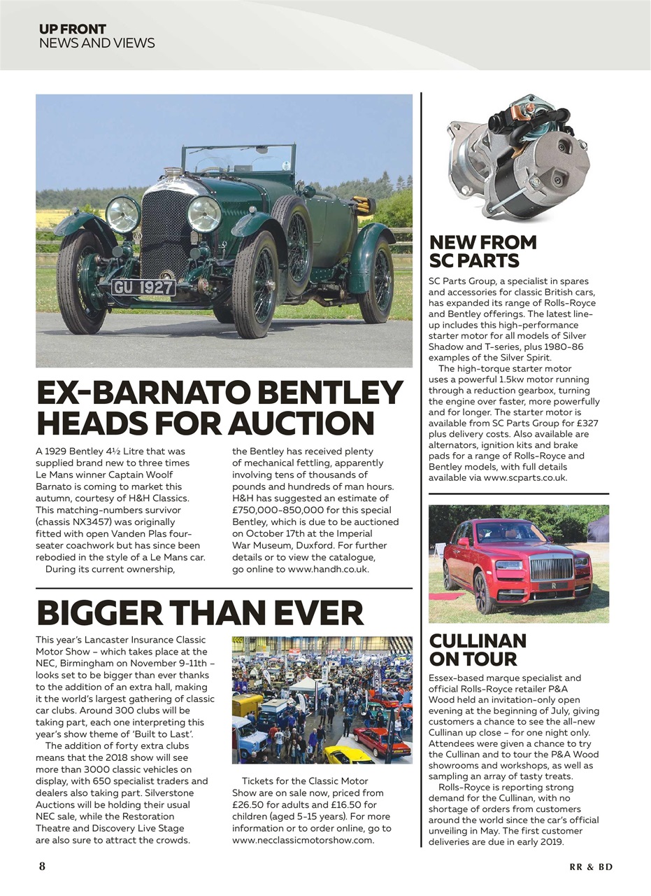 Rolls-Royce & Bentley Driver Preview Pages