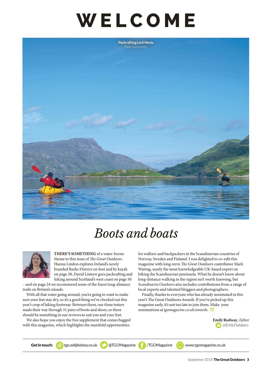 TGO - The Great Outdoors Magazine Preview Pages