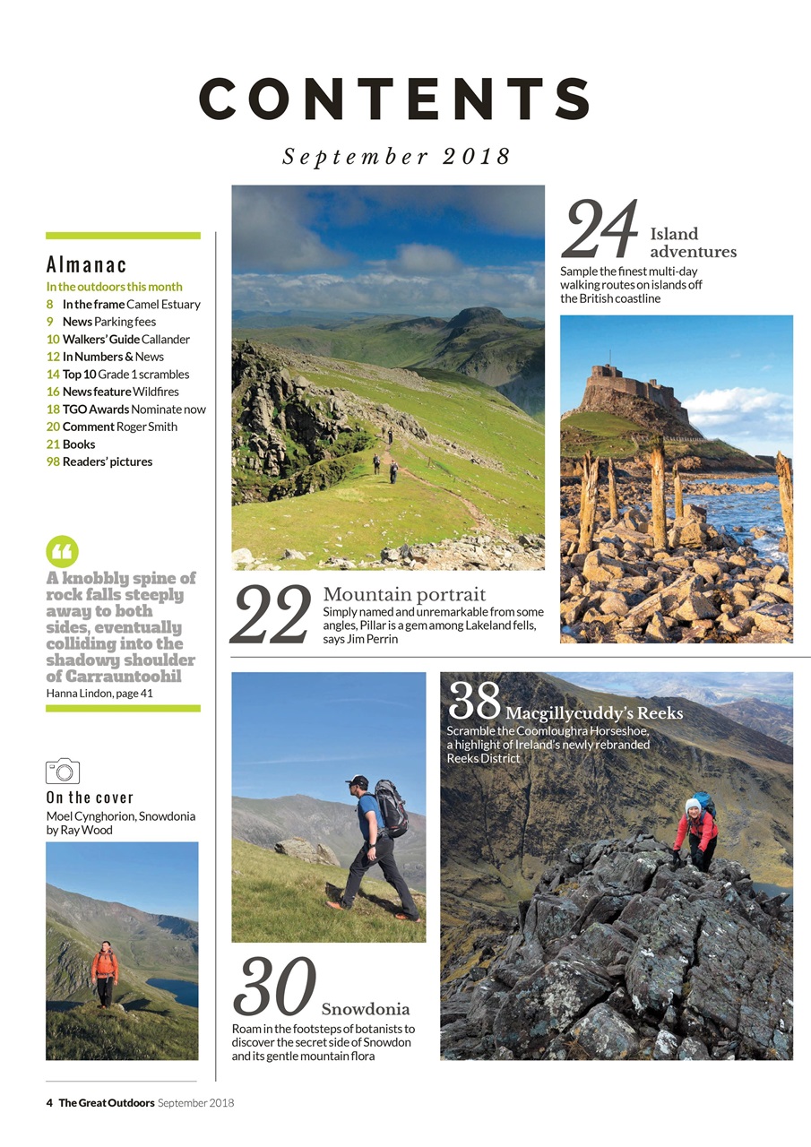 TGO - The Great Outdoors Magazine Preview Pages