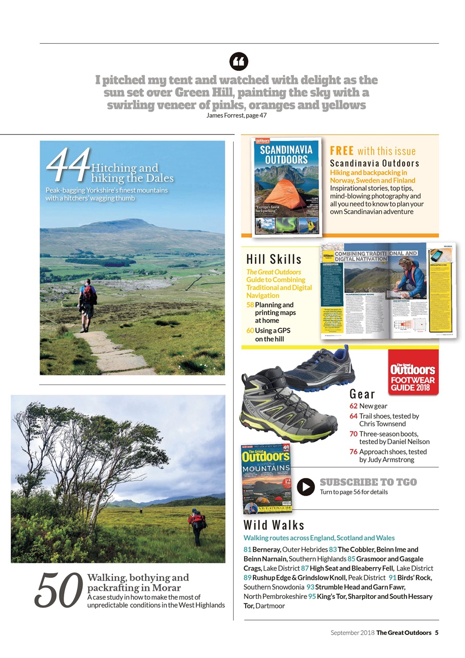 TGO - The Great Outdoors Magazine Preview Pages
