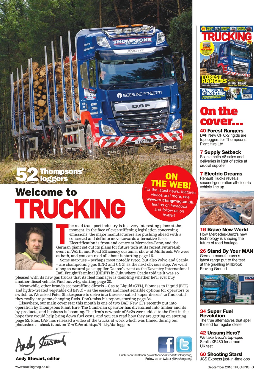 Trucking Magazine Preview Pages