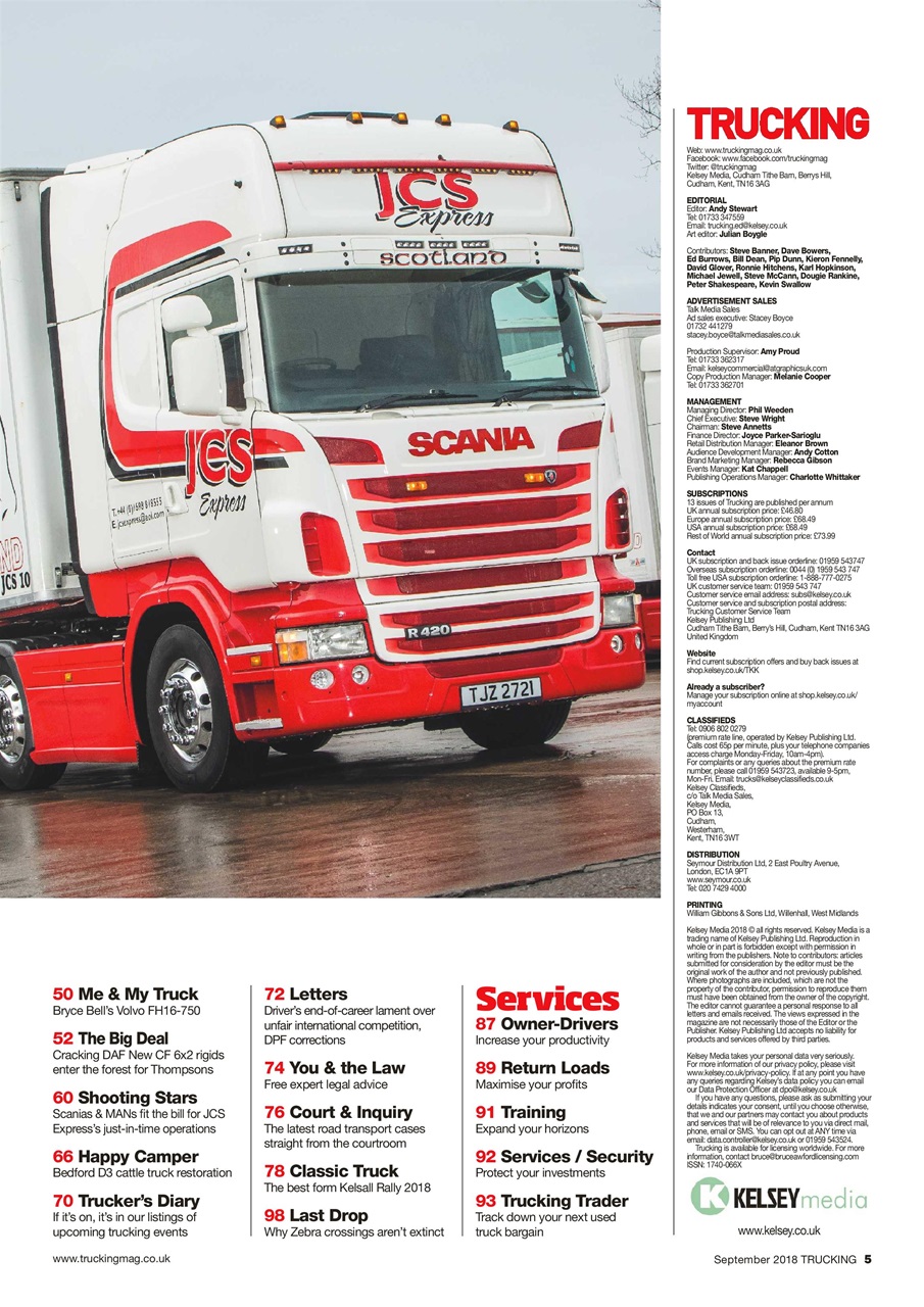 Trucking Magazine Preview Pages