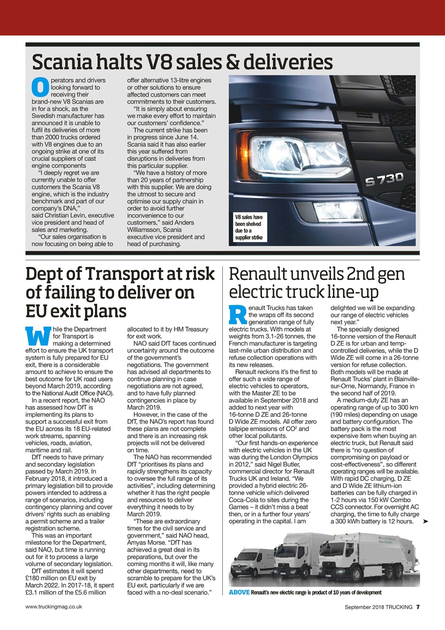 Trucking Magazine Preview Pages