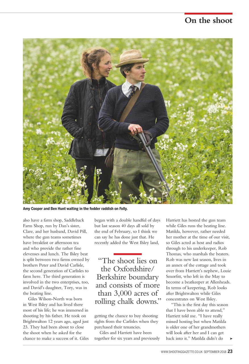 Shooting Gazette Preview Pages