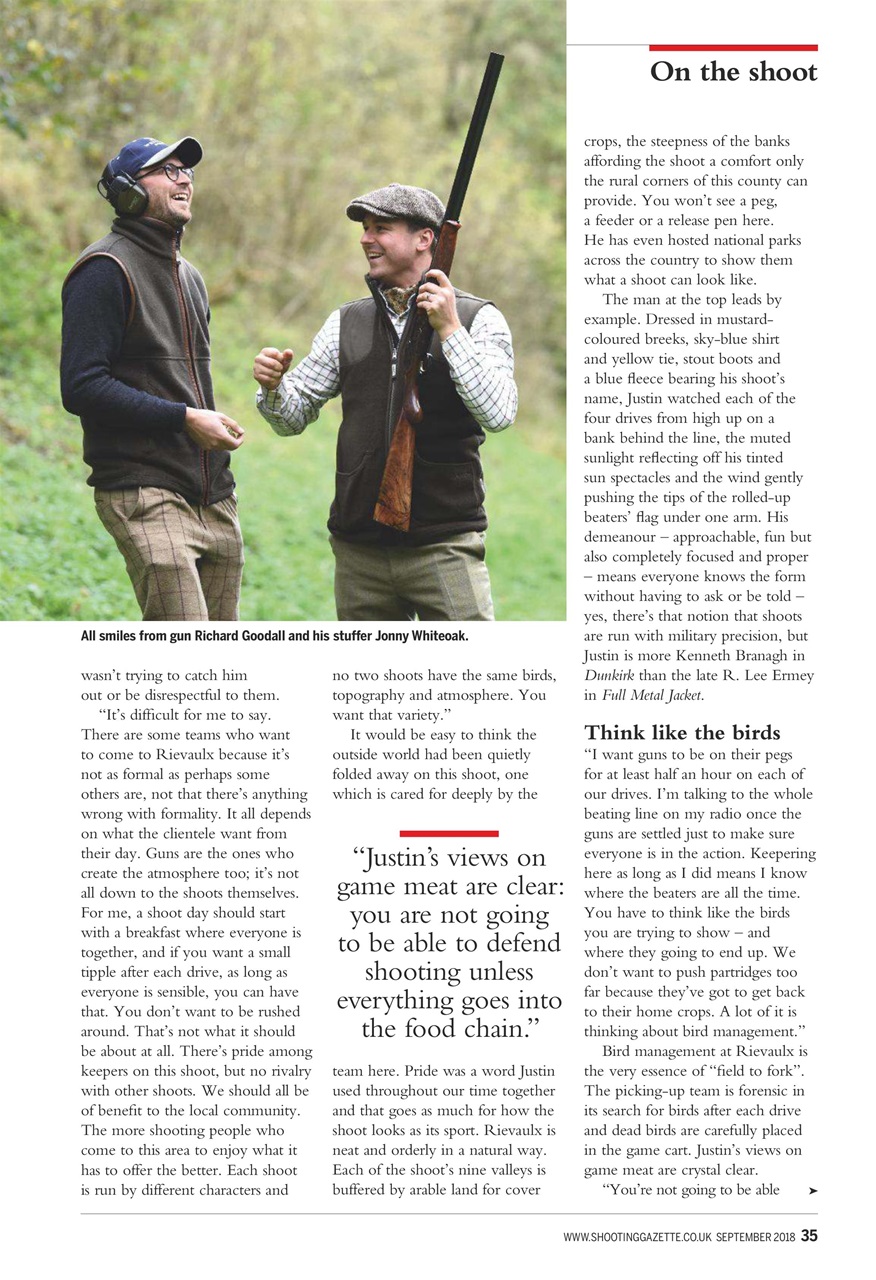 Shooting Gazette Preview Pages