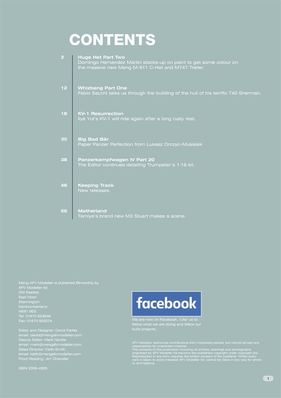 Meng AFV Modeller Preview Pages