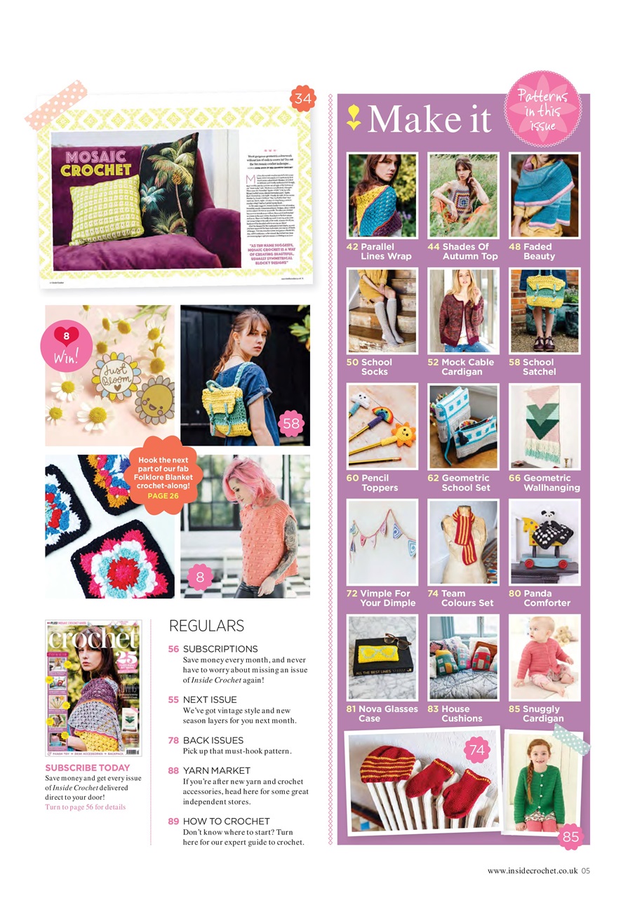 Inside Crochet Preview Pages