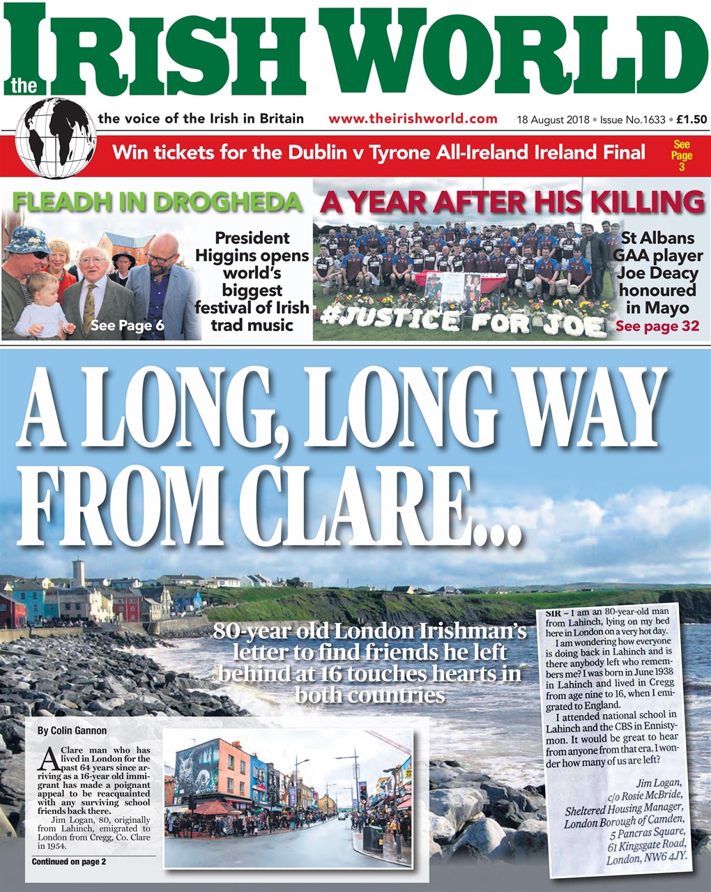 Irish World Preview Pages