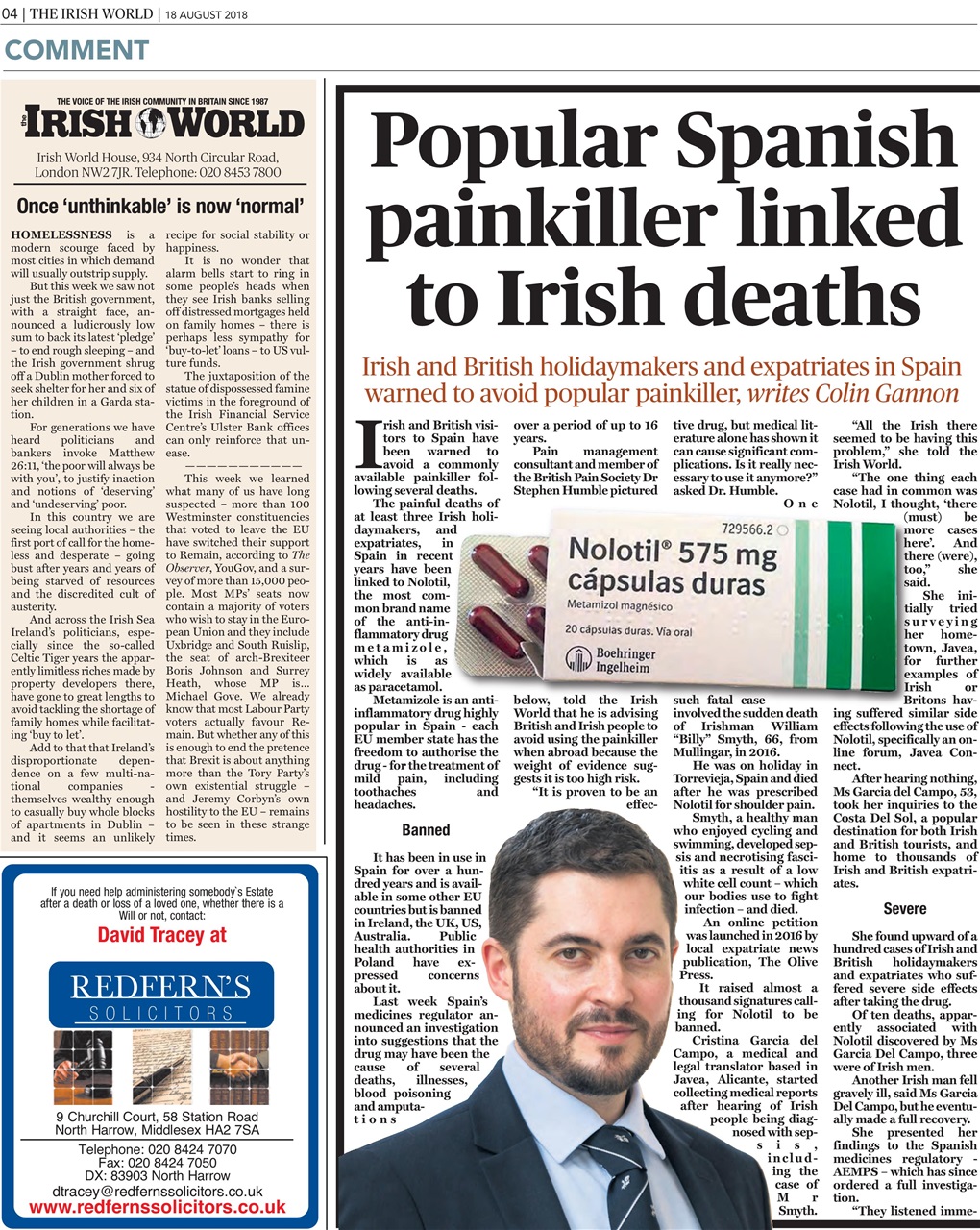 Irish World Preview Pages