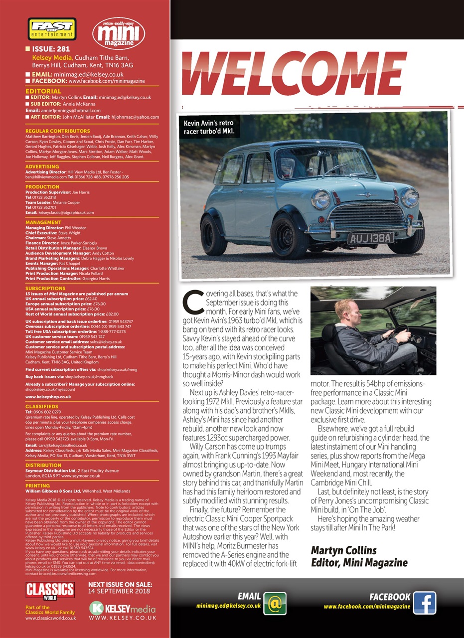 Mini Magazine Preview Pages