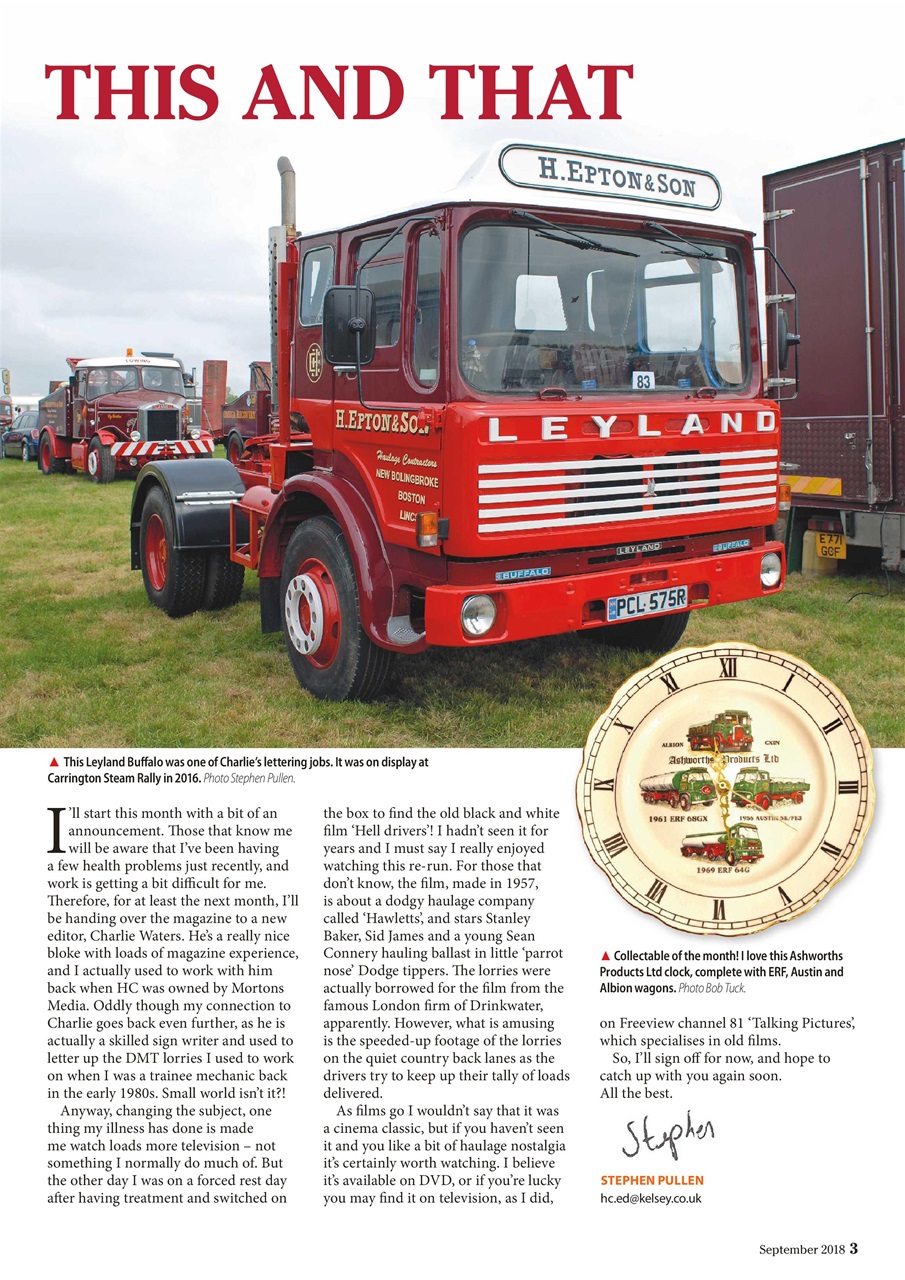 Heritage Commercials Magazine Preview Pages