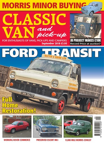 Classic Van & Pick-up issue September 2018