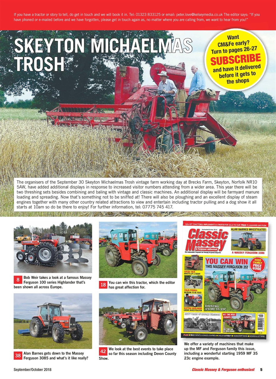 Classic Massey Preview Pages