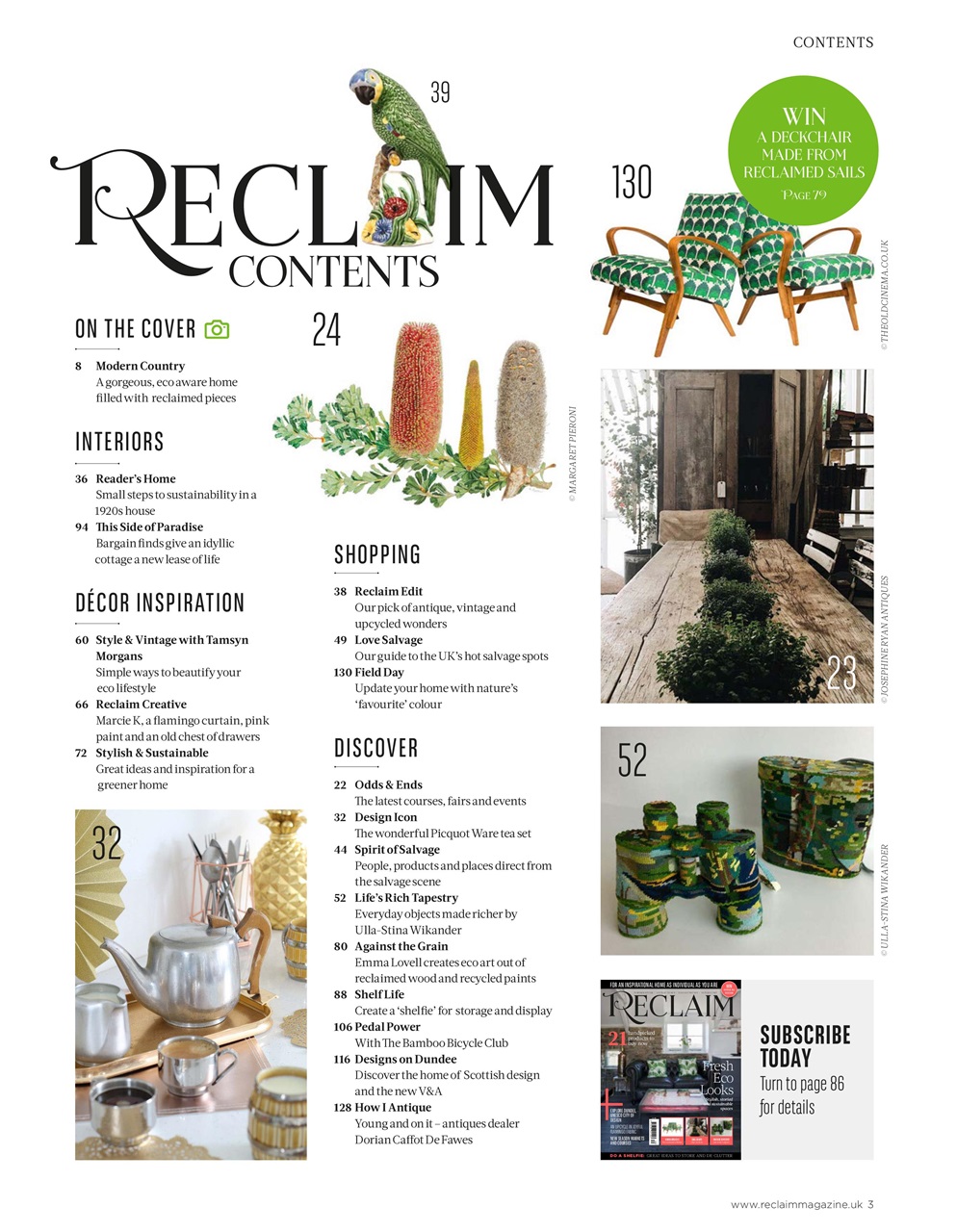 Reclaim Preview Pages