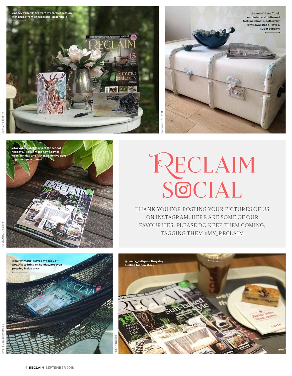 Reclaim Preview Pages