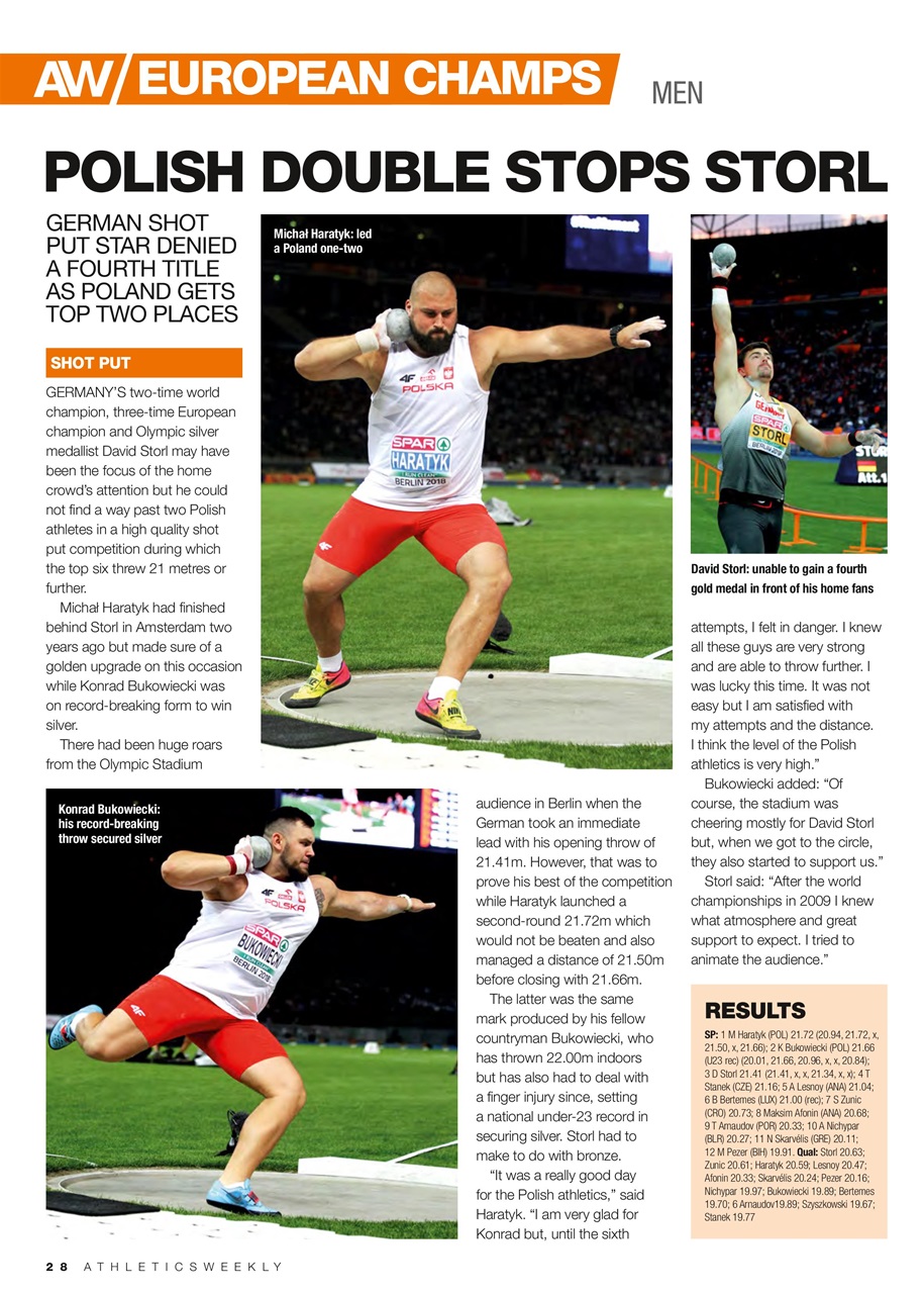 AW – Athletics Weekly Magazine Preview Pages