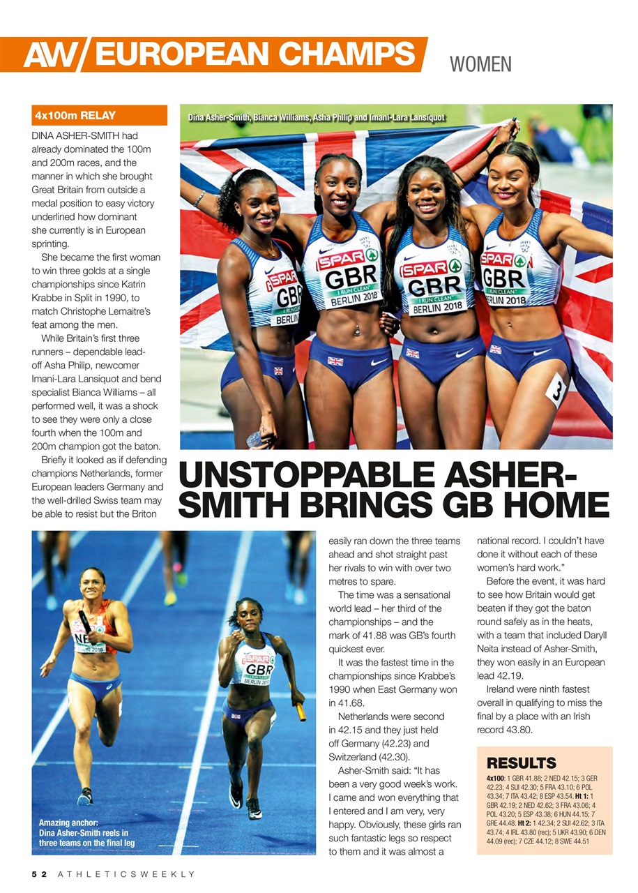 AW – Athletics Weekly Magazine Preview Pages