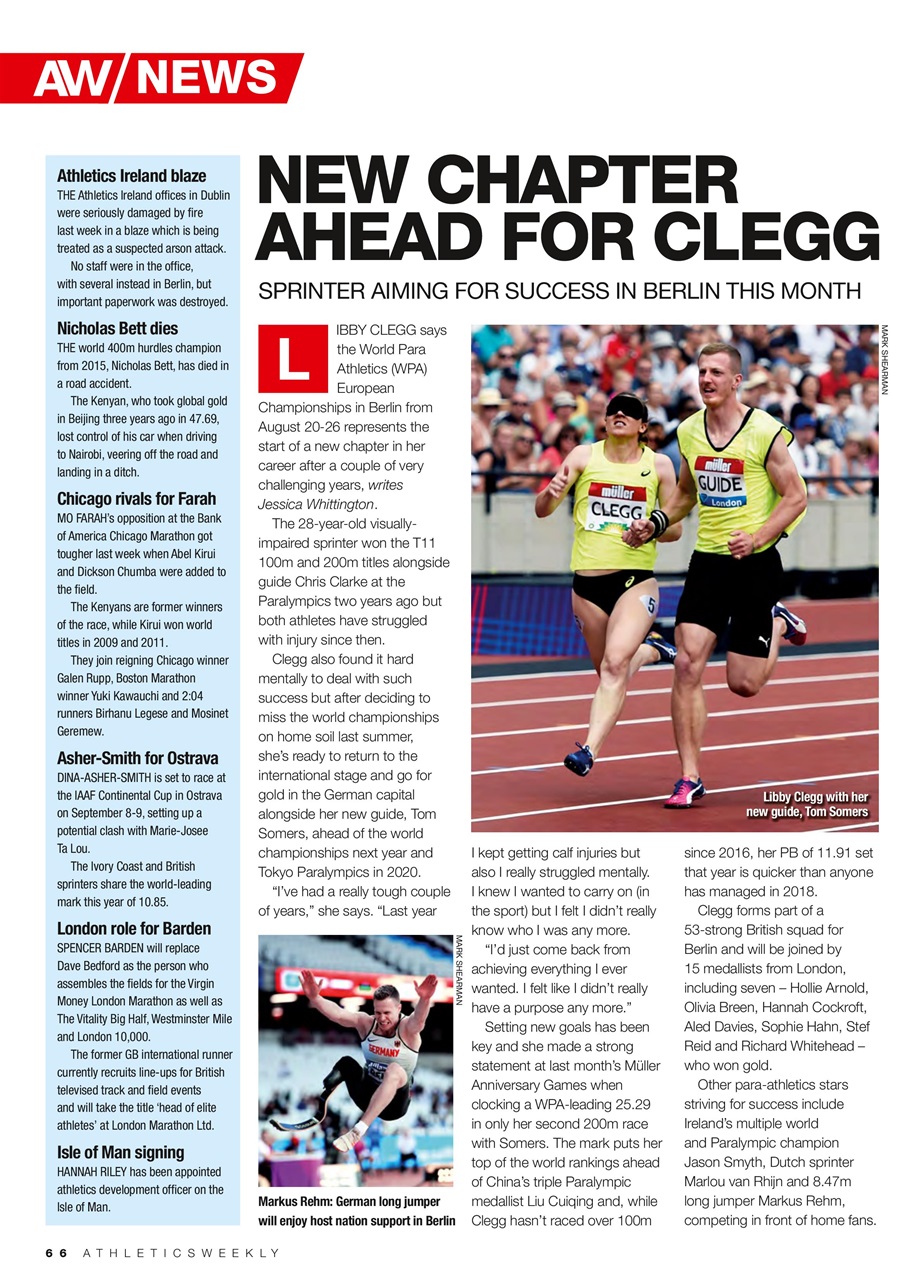 AW – Athletics Weekly Magazine Preview Pages
