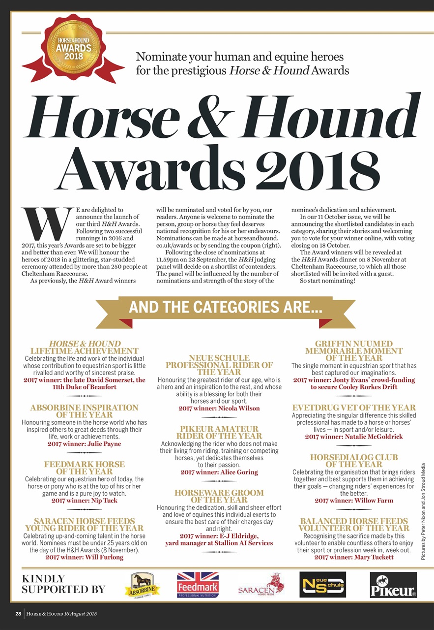 Horse & Hound Preview Pages