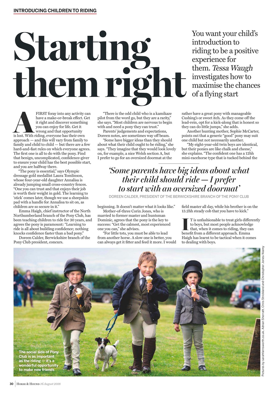 Horse & Hound Preview Pages