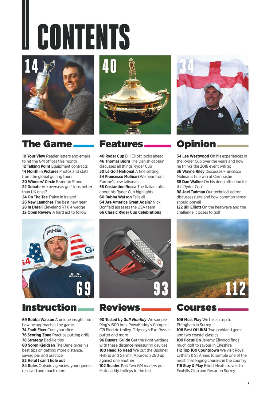 Golf Monthly Preview Pages