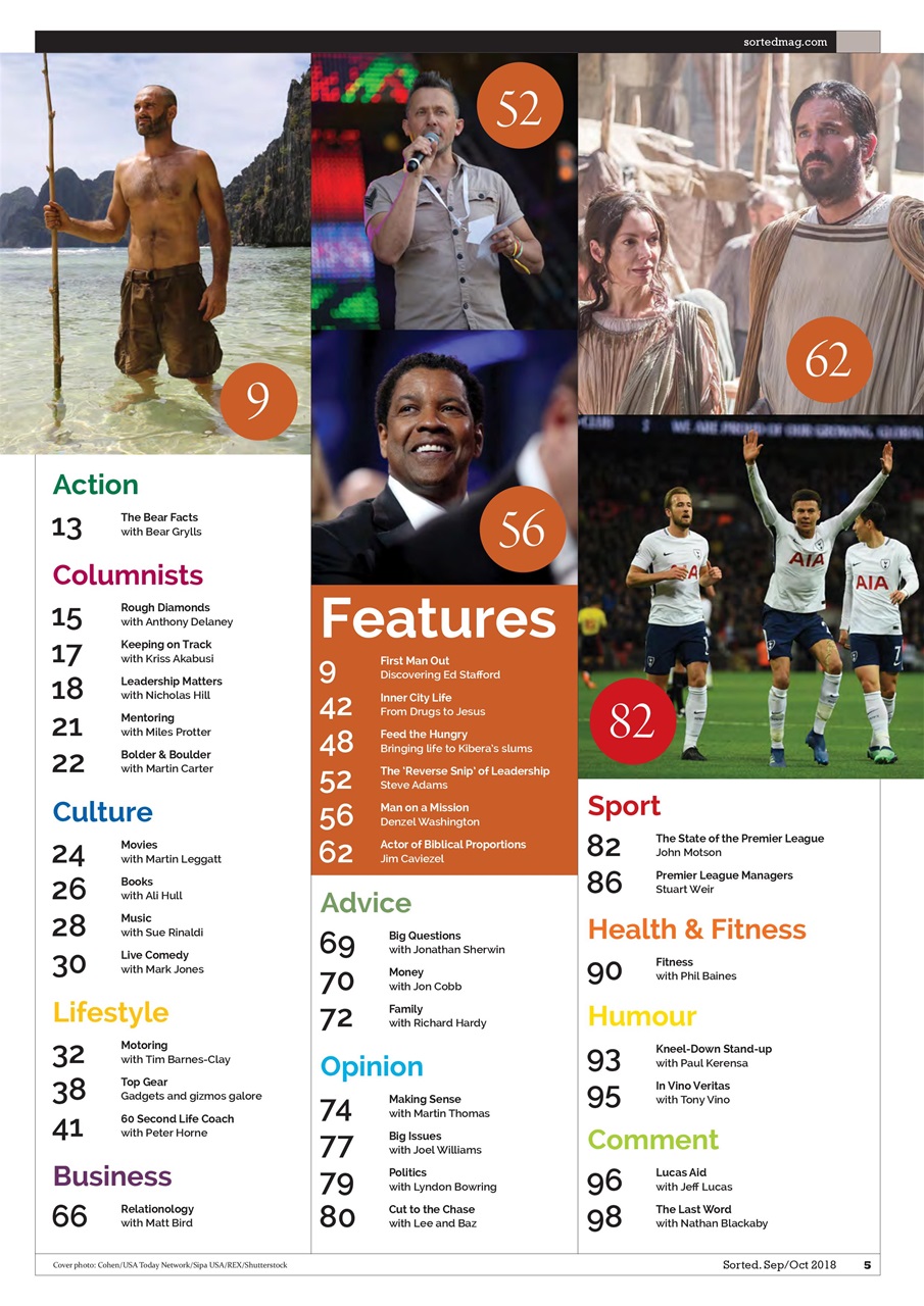 Sorted Magazine – The men's mag with morals Preview Pages