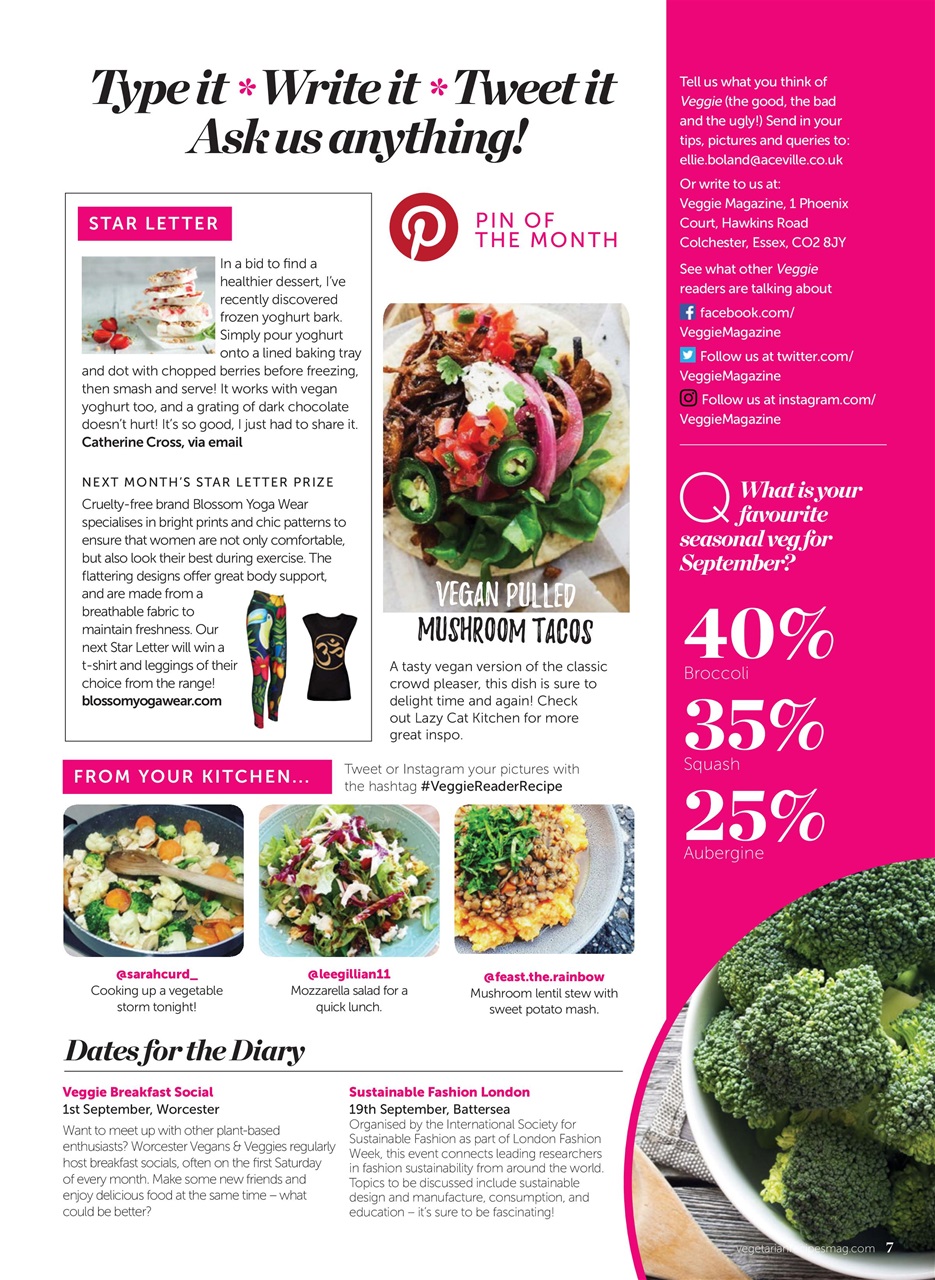 Veggie Magazine Preview Pages