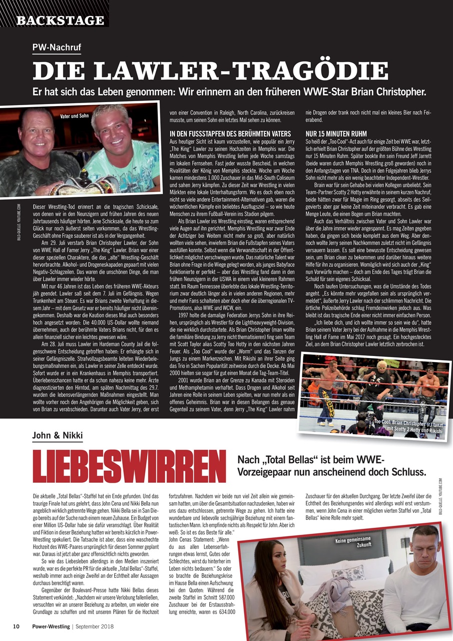 Power-Wrestling Preview Pages