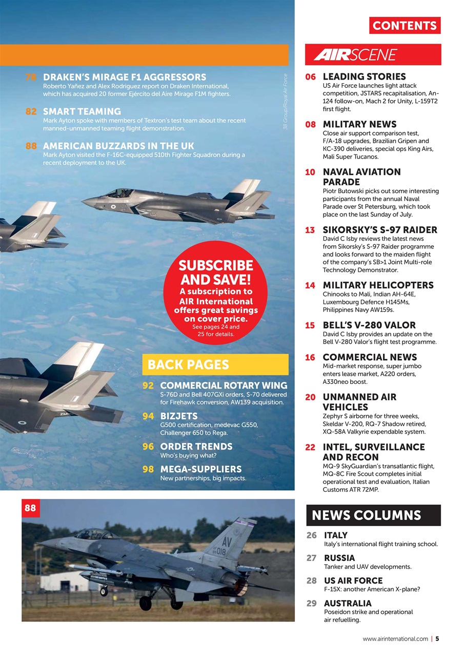 AIR International Preview Pages