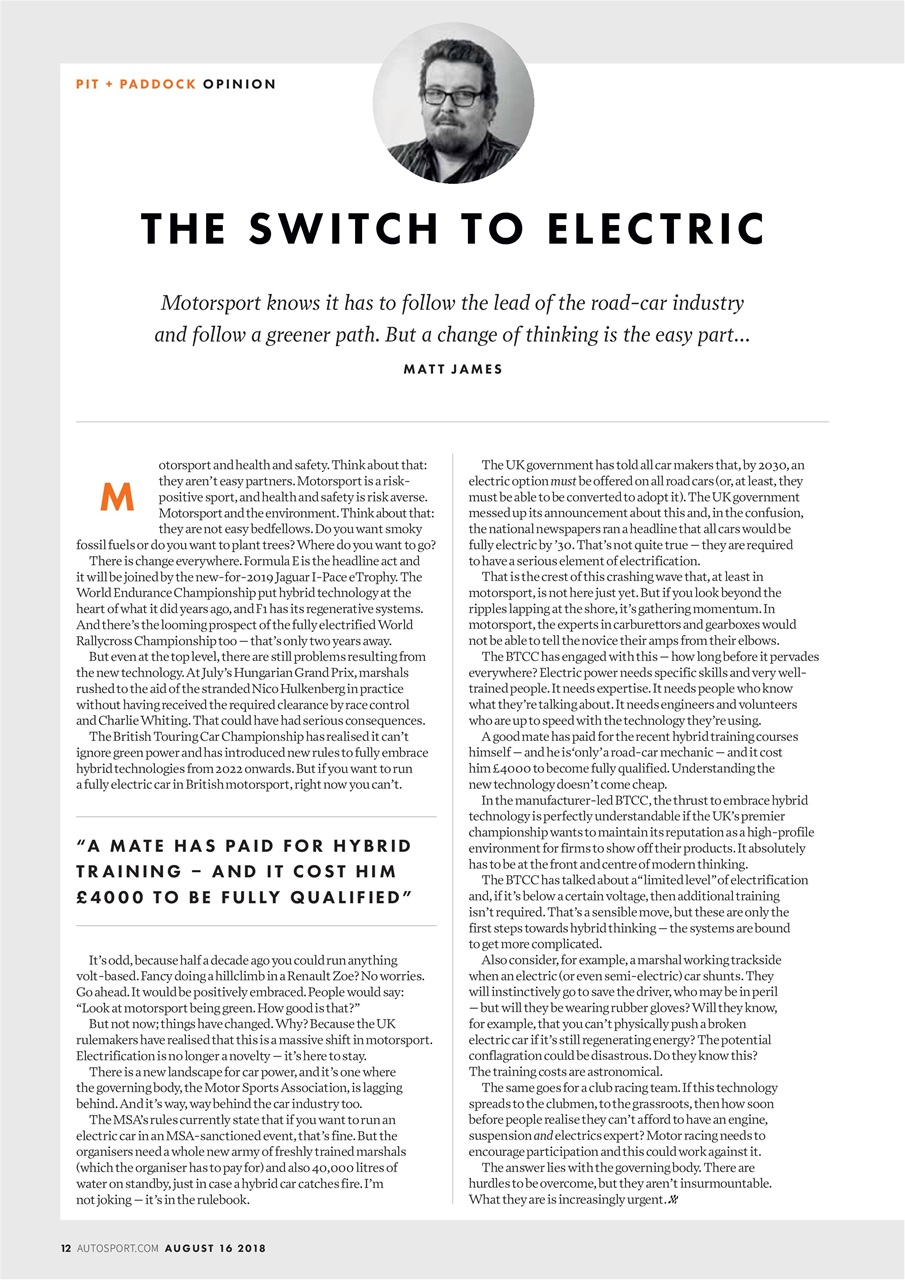 Autosport Preview Pages