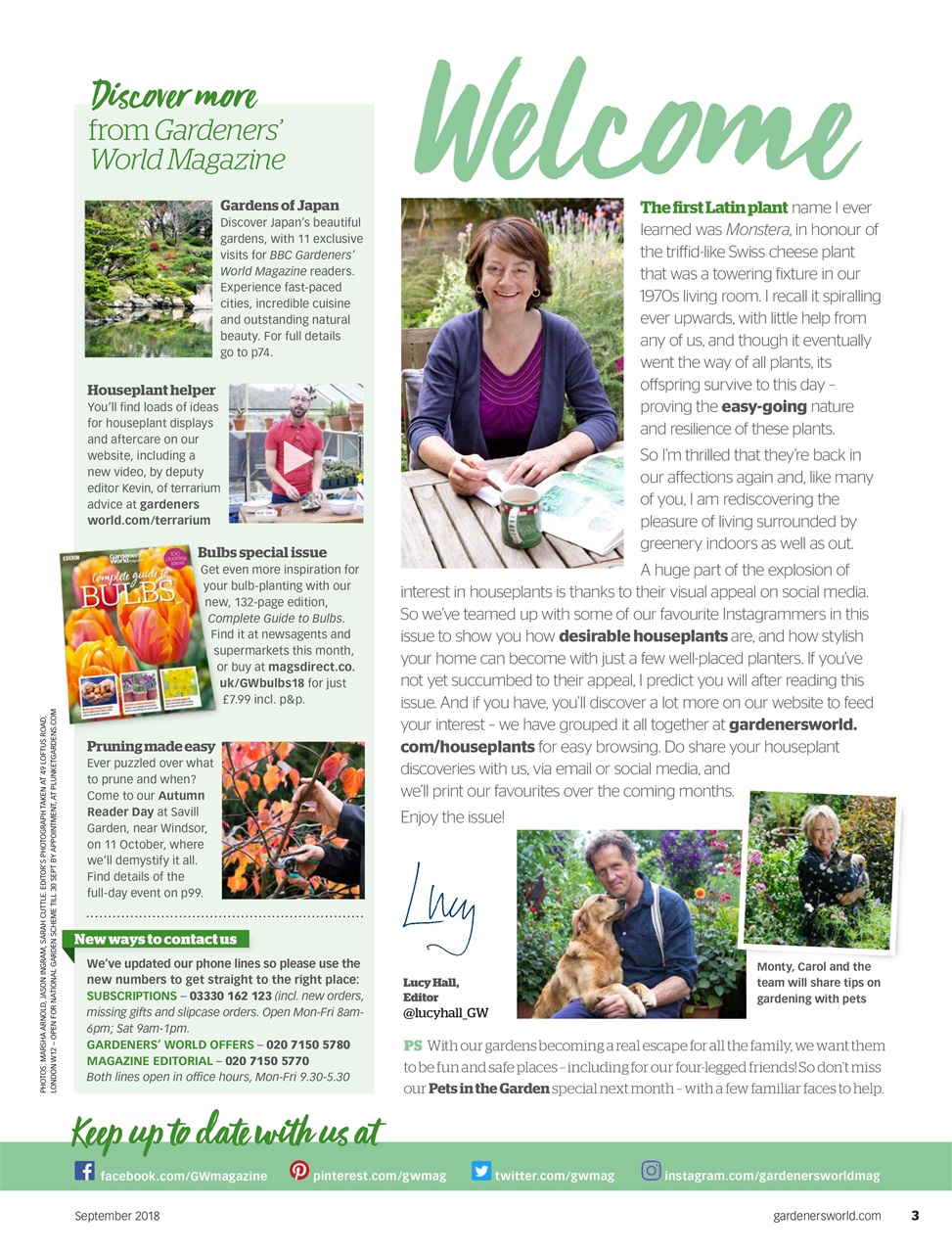 BBC Gardeners’ World Magazine Preview Pages