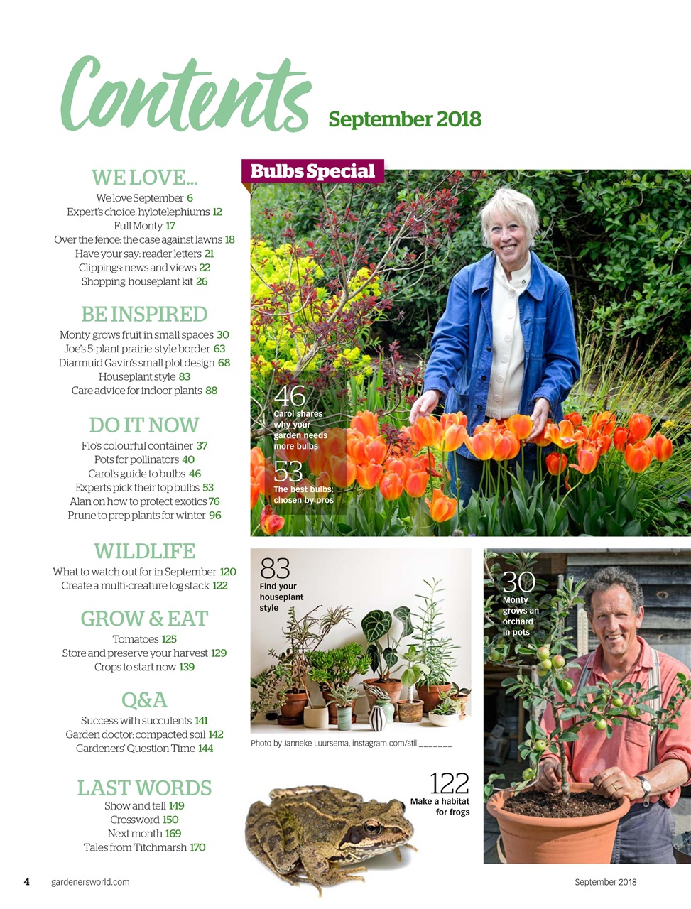 BBC Gardeners’ World Magazine Preview Pages
