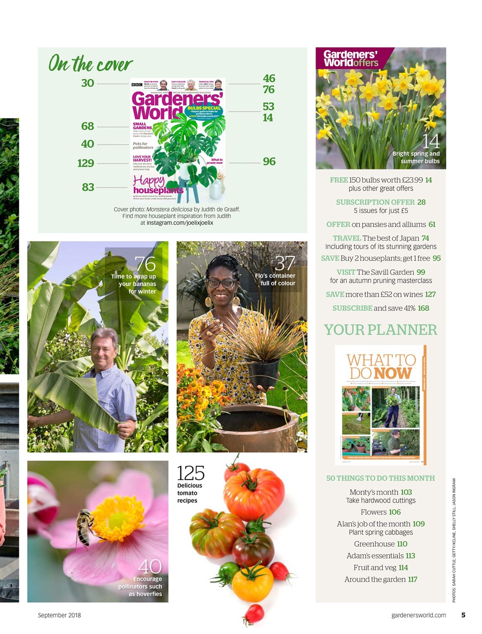 BBC Gardeners’ World Magazine Preview Pages