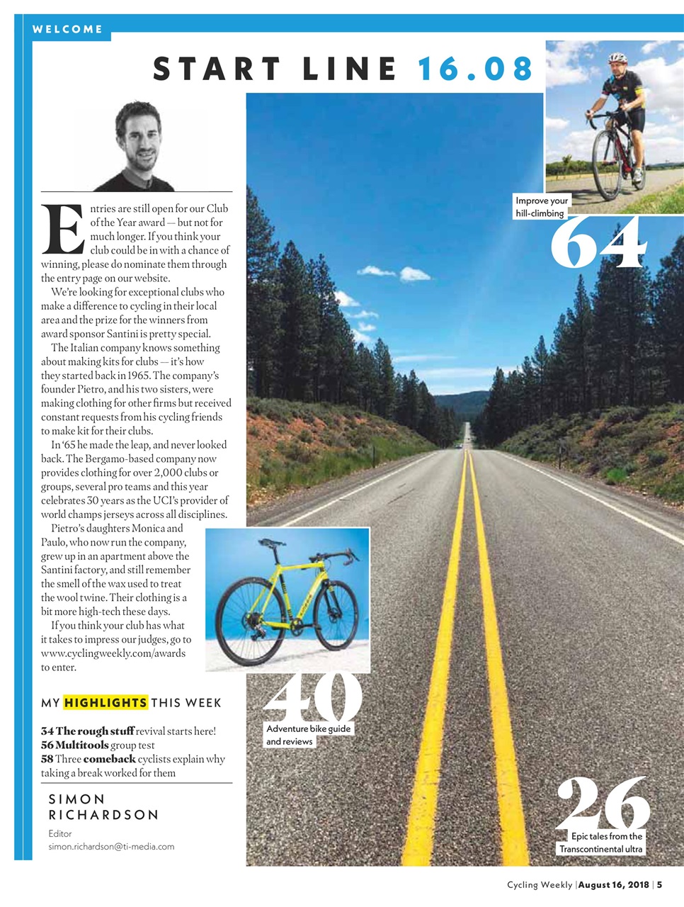 Cycling Weekly Preview Pages