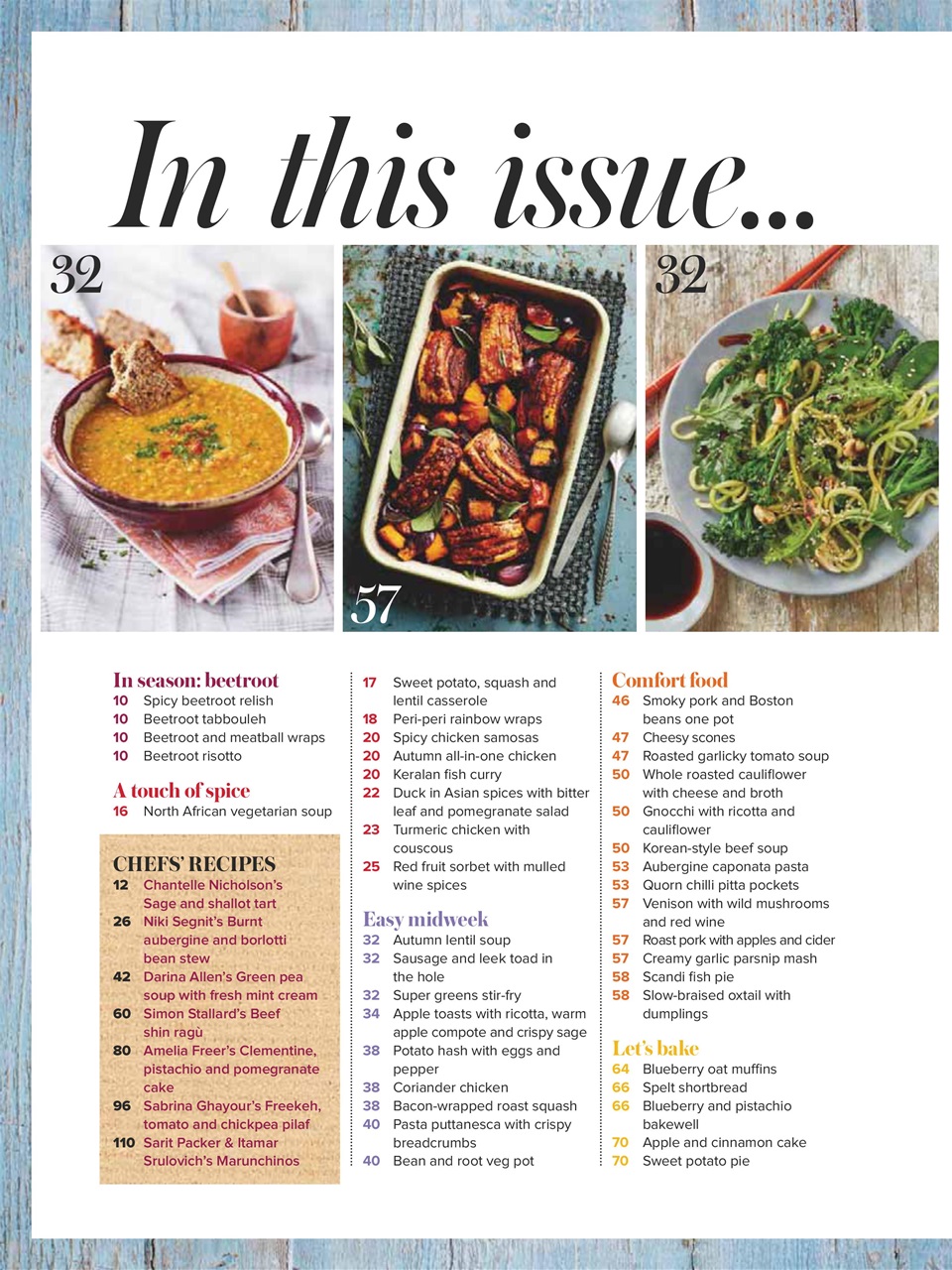 Woman & Home Feel Good Food Preview Pages