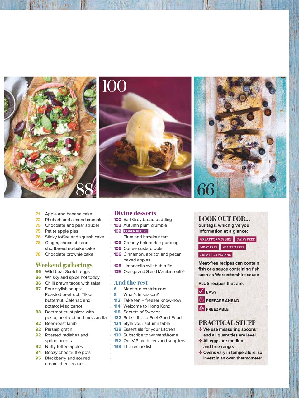 Woman & Home Feel Good Food Preview Pages