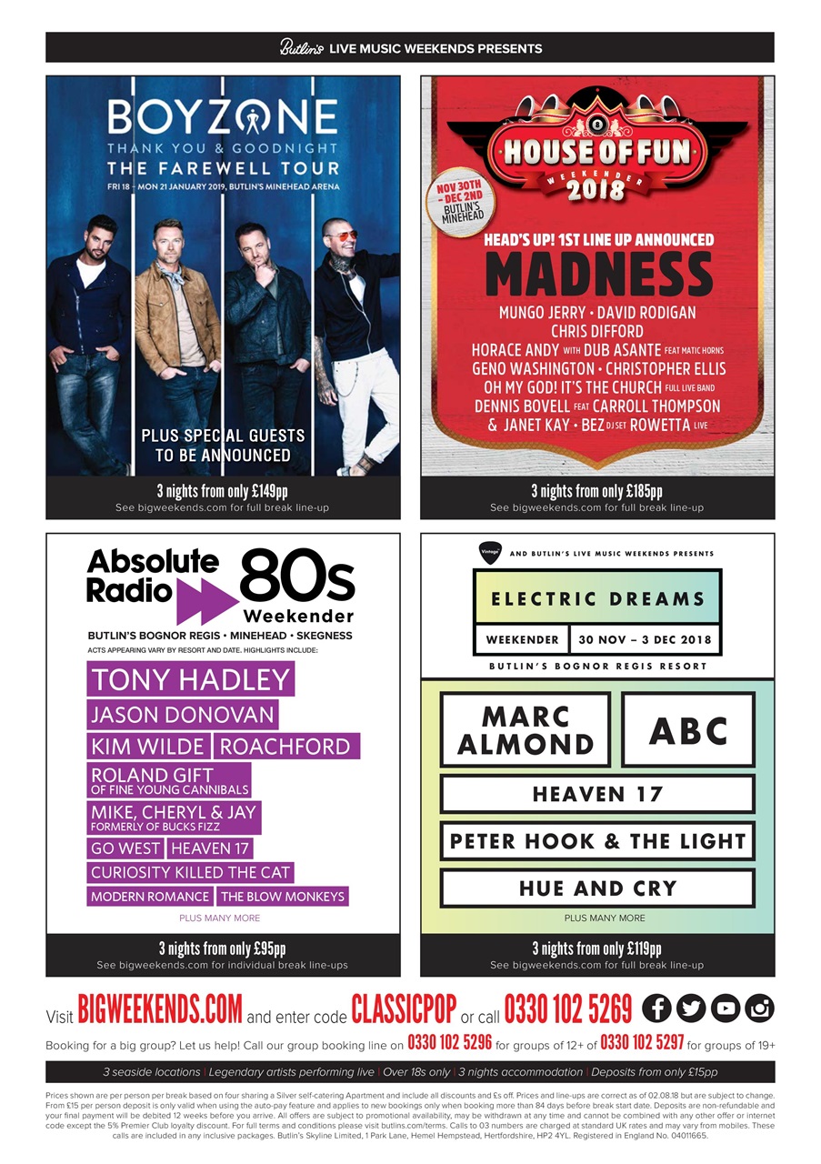 Classic Pop Preview Pages