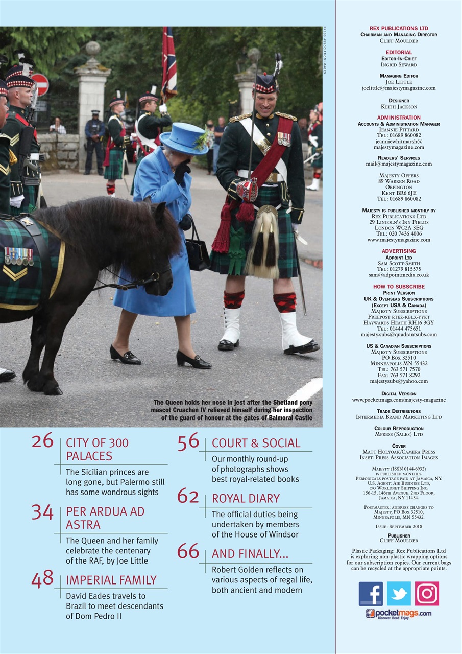 Majesty Magazine Preview Pages