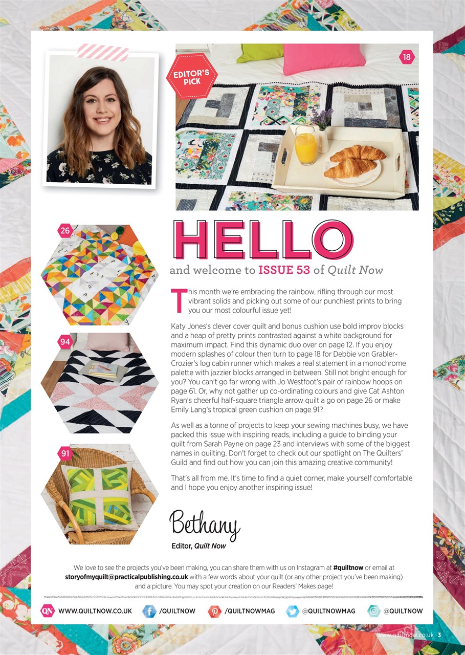 Quilt Now Preview Pages