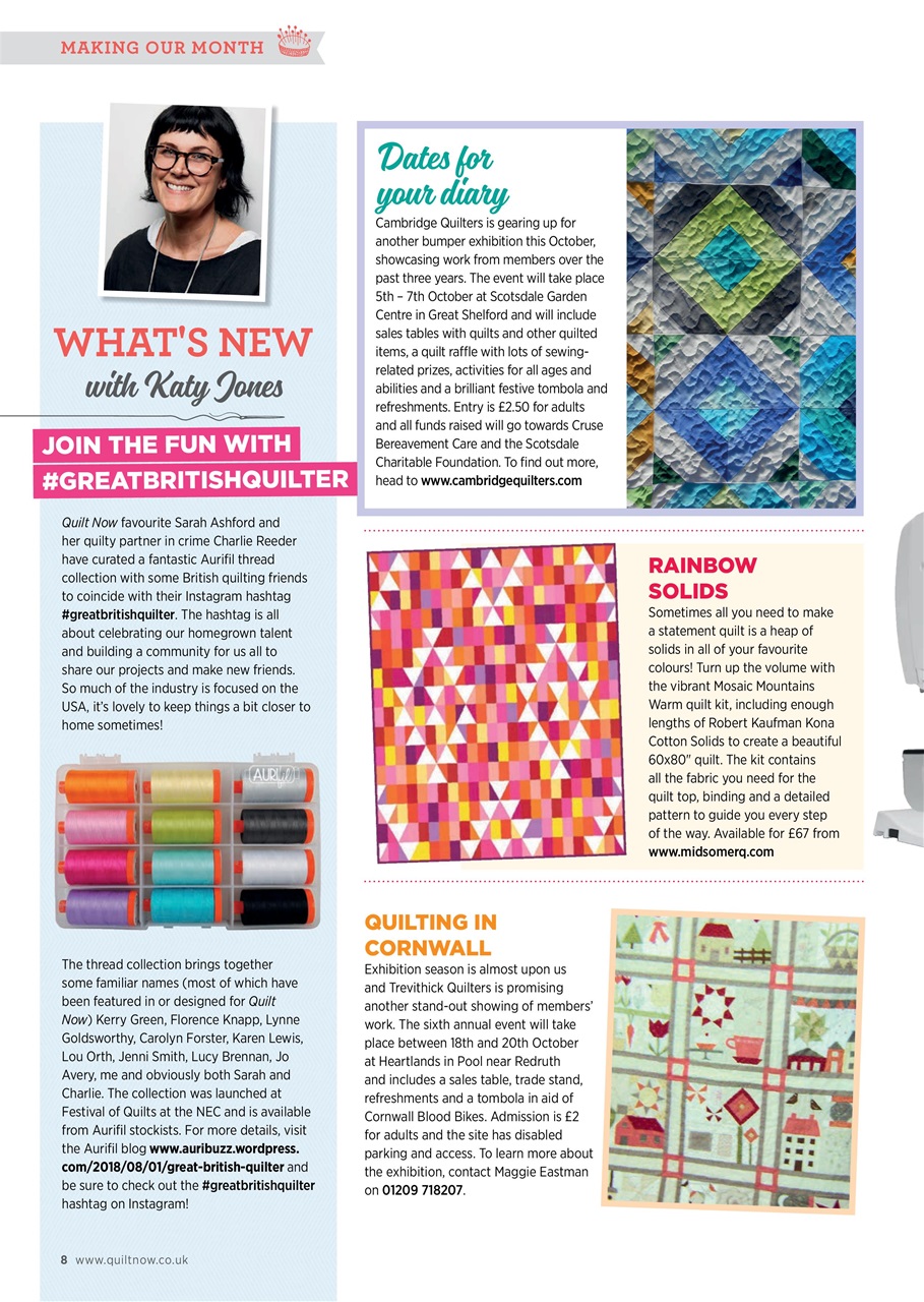 Quilt Now Preview Pages